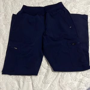 Jaanuu navy blue jogger scrub pants